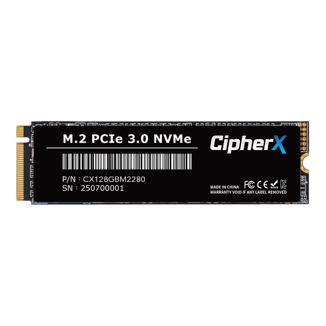 CipherX PRO M.2 128GB PCIe 3.0 NVMe Internal SSD CX128GBM2280