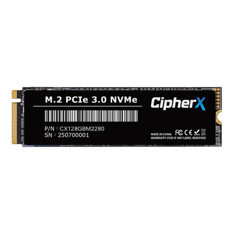 CipherX PRO M.2 128GB PCIe 3.0 NVMe Internal SSD CX128GBM2280