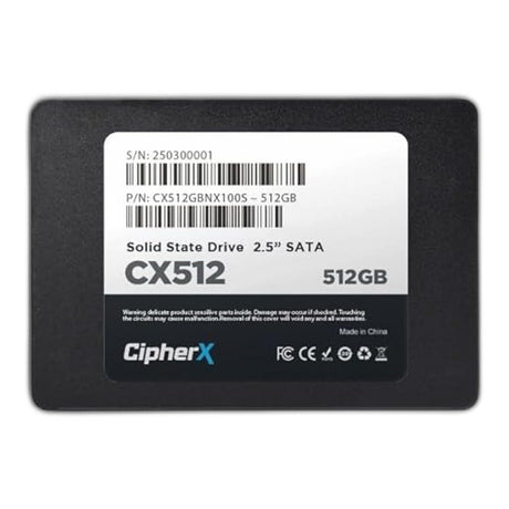 CipherX CX512 Pro 2.5-inch 512GB SATA Internal SSD CX512GBNX100S