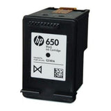 HP 650 Black Printer Ink Cartridge Original CZ101AK Single-pack