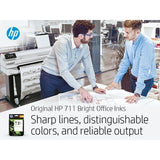 HP 711 DesignJet Yellow Ink Cartridge Original CZ136A Multi-pack