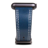 SLG D+ Italian Temponata 44mm Leather Strap for Apple Watch Blue D+TSAW4-BL
