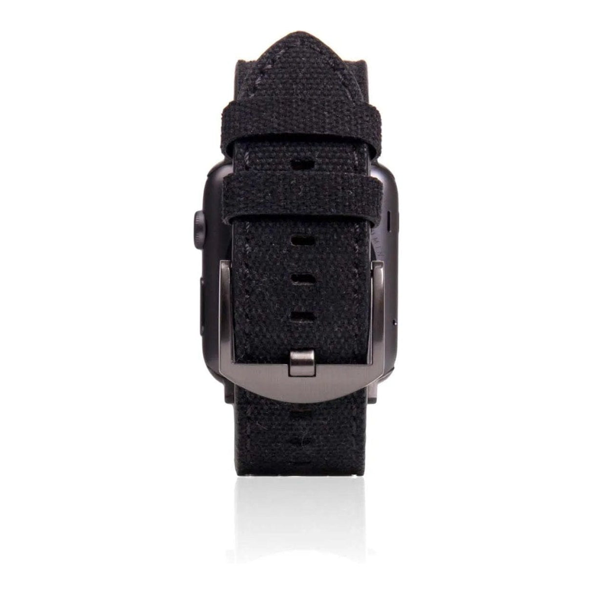 SLG D+ 44mm Wax Canvas Strap for Apple Watch - Black D+WSAW4-BK