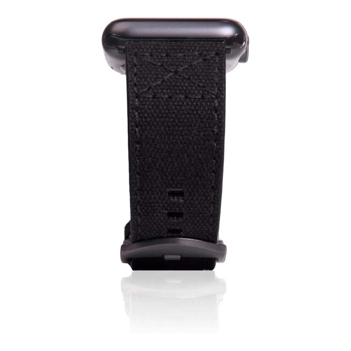 SLG D+ 44mm Wax Canvas Strap for Apple Watch - Black D+WSAW4-BK