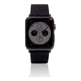 SLG D+ 44mm Wax Canvas Strap for Apple Watch - Black D+WSAW4-BK