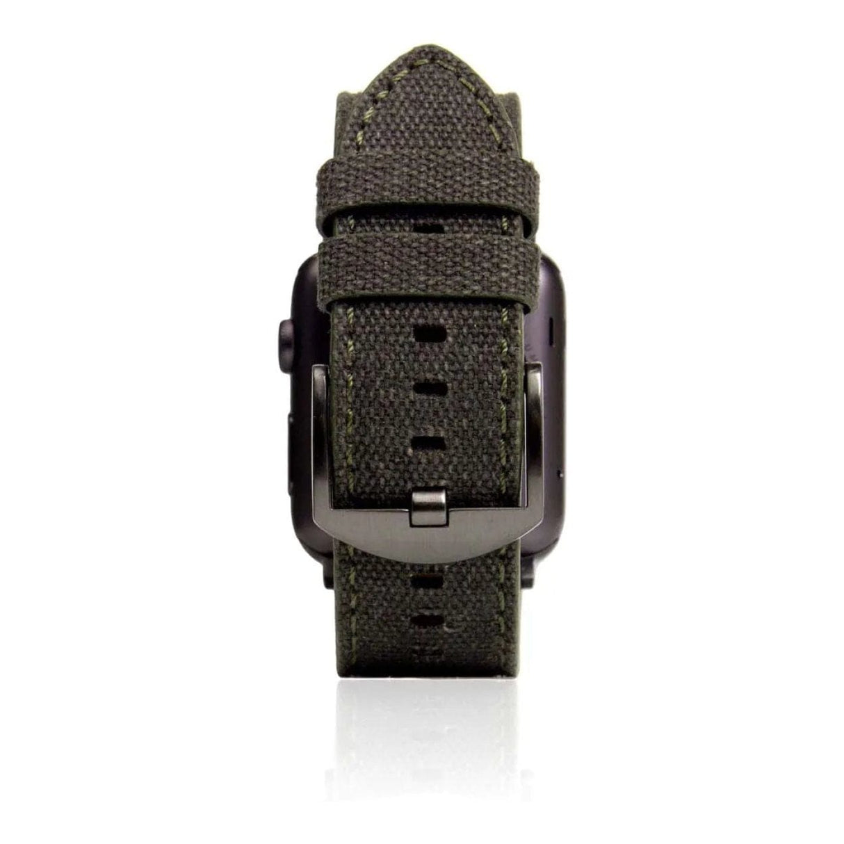 SLG D+ 44mm Wax Canvas Strap for Apple Watch - Khaki D+WSAW4-KH