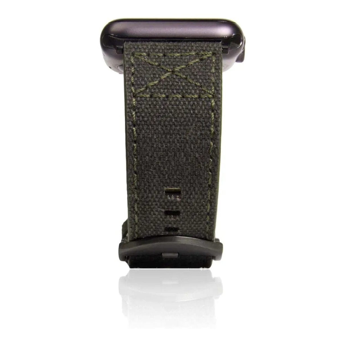 SLG D+ 44mm Wax Canvas Strap for Apple Watch - Khaki D+WSAW4-KH