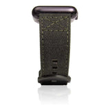 SLG D+ 44mm Wax Canvas Strap for Apple Watch - Khaki D+WSAW4-KH