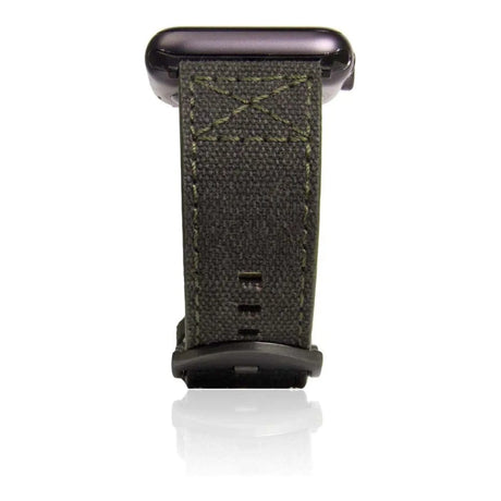 SLG D+ 44mm Wax Canvas Strap for Apple Watch - Khaki D+WSAW4-KH