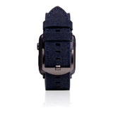 SLG D+ 44mm Wax Canvas Strap for Apple Watch - Navy D+WSAW4-NA