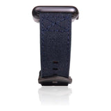SLG D+ 44mm Wax Canvas Strap for Apple Watch - Navy D+WSAW4-NA