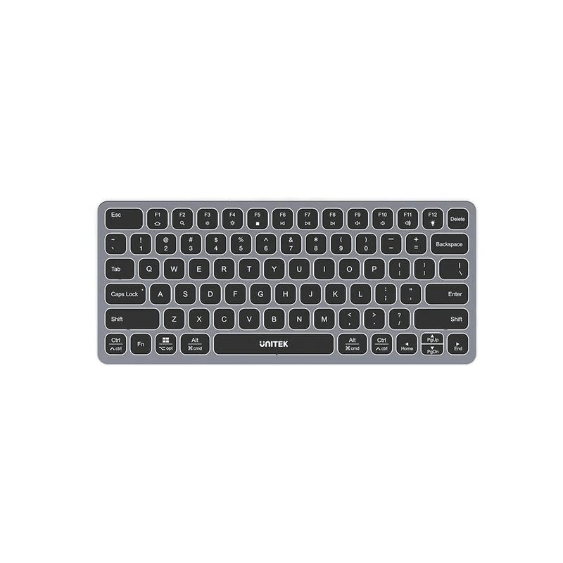 Unitek D1092A Wired Keyboard with 9-in-1 Type-C Hub