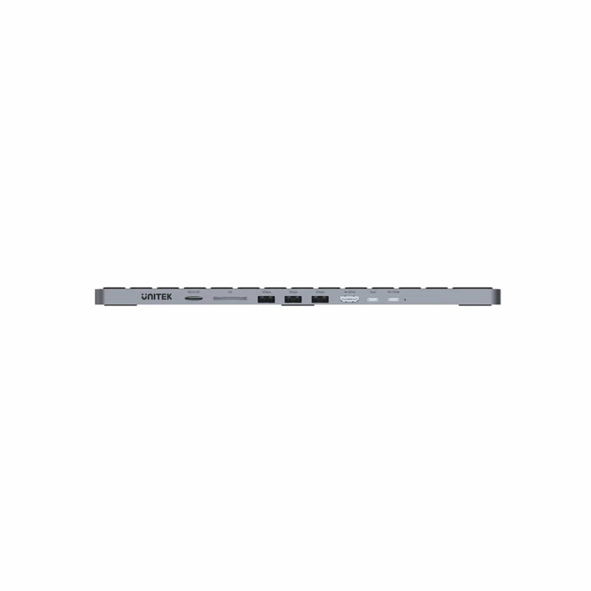 Unitek D1092A Wired Keyboard with 9-in-1 Type-C Hub