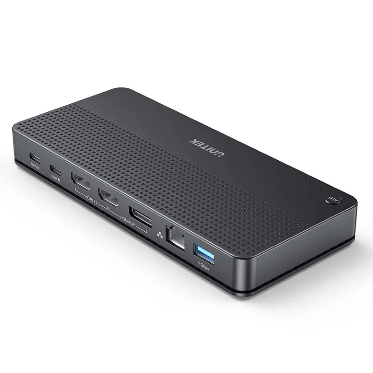 Unitek D1103A01 4K Dual Type C Universal KVM Docking Station FirstShop unitek-d1103a01-4k-dual-type-c-universal-kvm-docking-station-firstshop