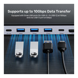 Unitek uHUB15+ USB-C Triple 4K KVM Docking Station D1106AGY01