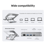 Unitek D1109B01 Notebook Stand with Detachable USB-C Hub