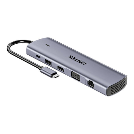 Unitek uHUB U11+ 11-in-1 USB-C Hub with Dual Display D1113BGY01