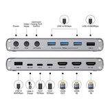 Unitek USB-C 10Gbps 4K HDMI Split-Screen KVM Switch D1118AGY01-US