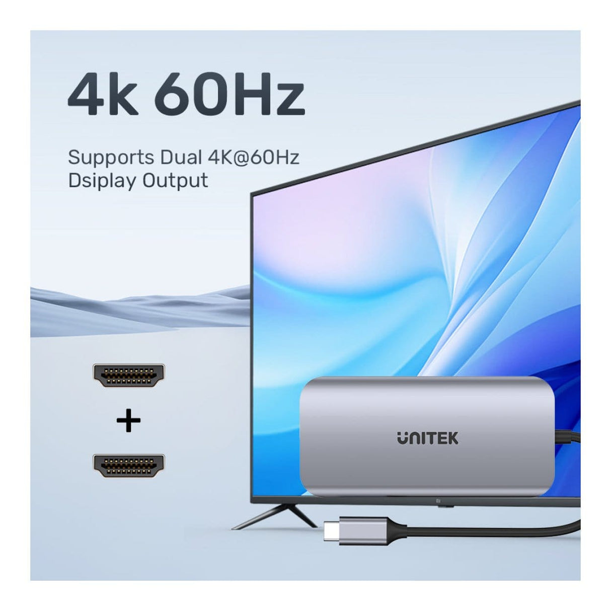 Unitek D1122A01 8-in-1 Type-C Hub
