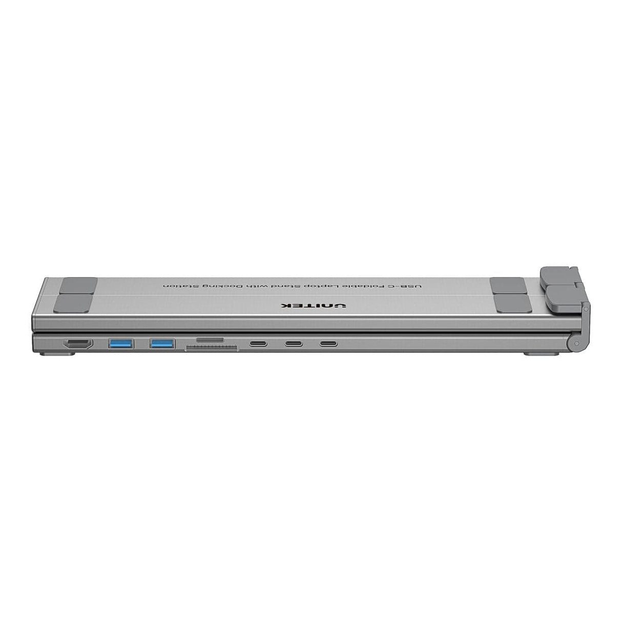 Unitek 7-in-1 USB-C Foldable Notebook Stand with Docking Station D1137AGY01