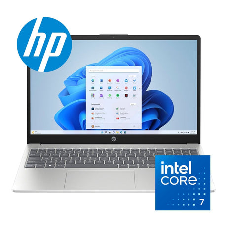 HP 15-fd0151ni 15.6-inch FHD Laptop - Intel Core 7 150U 512GB SSD 16GB RAM Win 11 Home Natural Silver