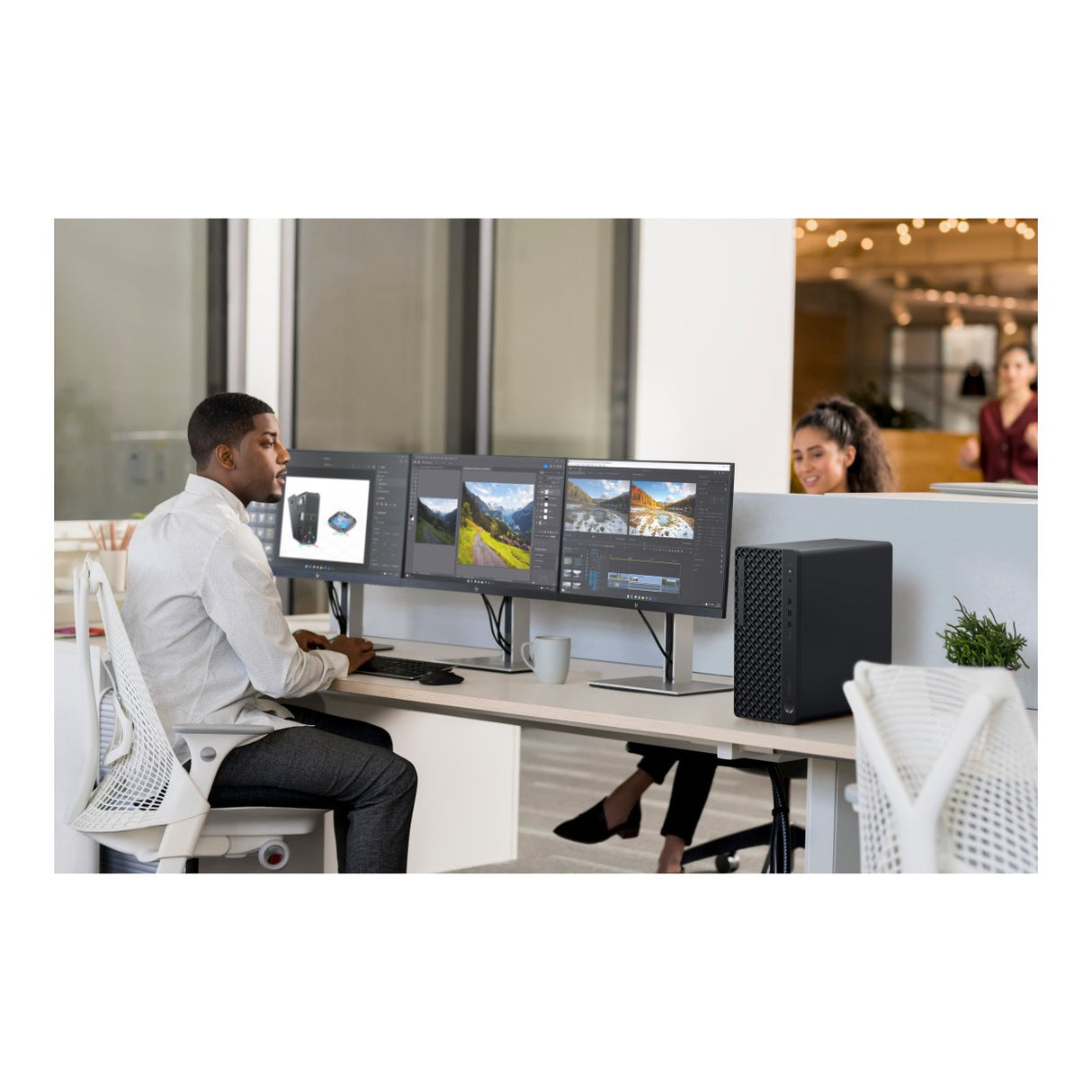HP EliteDesk 8 Tower G1i Desktop AI PC - Intel Core Ultra 7 265 2TB SSD 64GB RAM Win 11 Pro