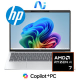 HP OmniBook 7 Aero 13-bg1003ni 13.3-inch WQXGA Next Gen AI Laptop - AMD Ryzen 7 350 1TB SSD 32GB RAM Win 11 Home Glacier Silver