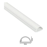 D-Line 30x15mm Half Moon Trunking Kit 1m White D3015W-1MKIT