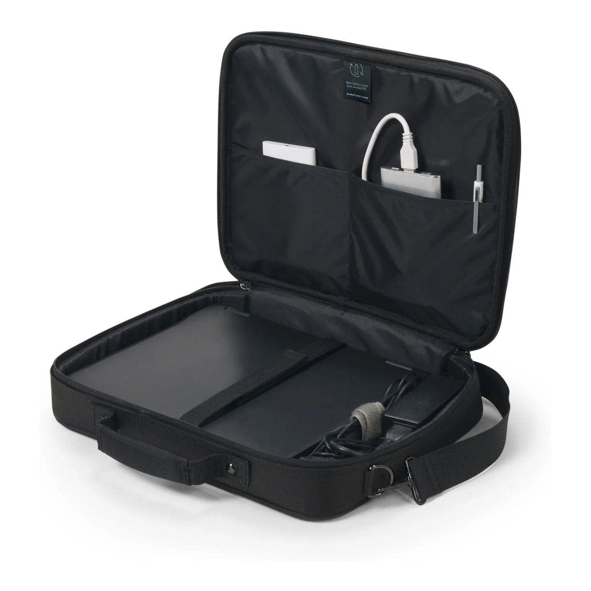 Dicota Eco Multi Base 15.6-inch Briefcase Black D30446-RPET