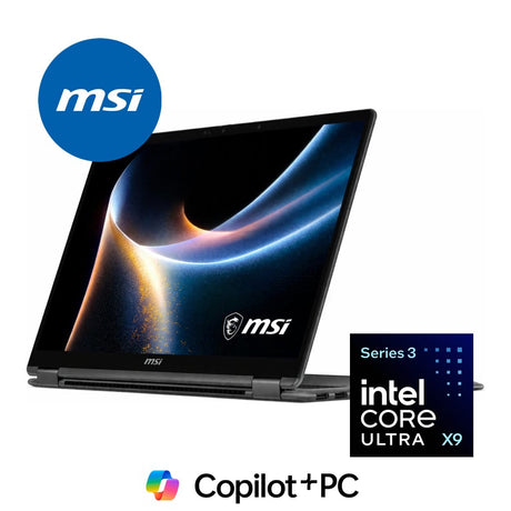 MSI Prestige 14 Flip D3MTG-057ZA 14-inch FHD+ AI 2-in-1 Laptop - Intel Core Ultra X9 386H 1TB SSD 32GB RAM Win 11 Home