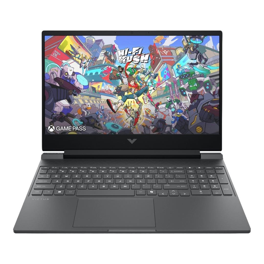 HP Victus Gaming 15-fb3037ni 15.6-inch FHD AI Laptop - AMD Ryzen 5 8645HS 512GB SSD 8GB RAM RTX 2050 Win 11 Home Mica Silver