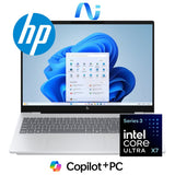 HP OmniBook 7 16-bh0001si 16-inch 2K Next Gen AI Laptop - Intel Core Ultra X7 358H 1TB SSD 32GB RAM Win 11 Home Glacier Silver