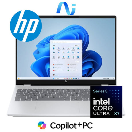 HP OmniBook 7 16-bh0001si 16-inch 2K Next Gen AI Laptop - Intel Core Ultra X7 358H 1TB SSD 32GB RAM Win 11 Home Glacier Silver