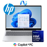 HP OmniBook 7 16-bh0002si 16-inch 2K Next Gen AI Laptop - Intel Core Ultra 7 356H 1TB SSD 24GB RAM Win 11 Home Glacier Silver
