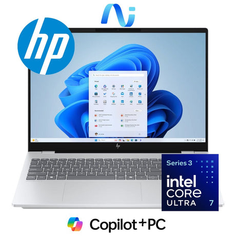 HP OmniBook 7 16-bh0002si 16-inch 2K Next Gen AI Laptop - Intel Core Ultra 7 356H 1TB SSD 24GB RAM Win 11 Home Glacier Silver