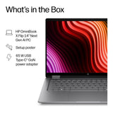 HP OmniBook X Flip 14-kb0007ni 14-inch 2K Next Gen AI 2-in-1 Laptop - Intel Core Ultra 7 355 512GB SSD 16GB RAM Win 11 Home Meteor Silver