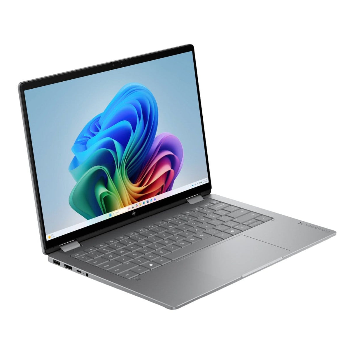 HP OmniBook X Flip 14-kb0007ni 14-inch 2K Next Gen AI 2-in-1 Laptop - Intel Core Ultra 7 355 512GB SSD 16GB RAM Win 11 Home Meteor Silver