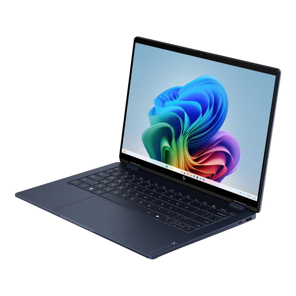 HP OmniBook X Flip 14-kb0010ni 14-inch 2K Next Gen AI 2-in-1 Laptop - Intel Core Ultra 9 386H 1TB SSD 32GB RAM Win 11 Home Atmospheric Blue
