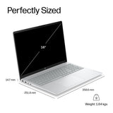 HP OmniBook 3 16-by0025ni 16-inch 2K Laptop - AMD Ryzen 5 130 512GB SSD 8GB RAM Win 11 Home Glacier Silver