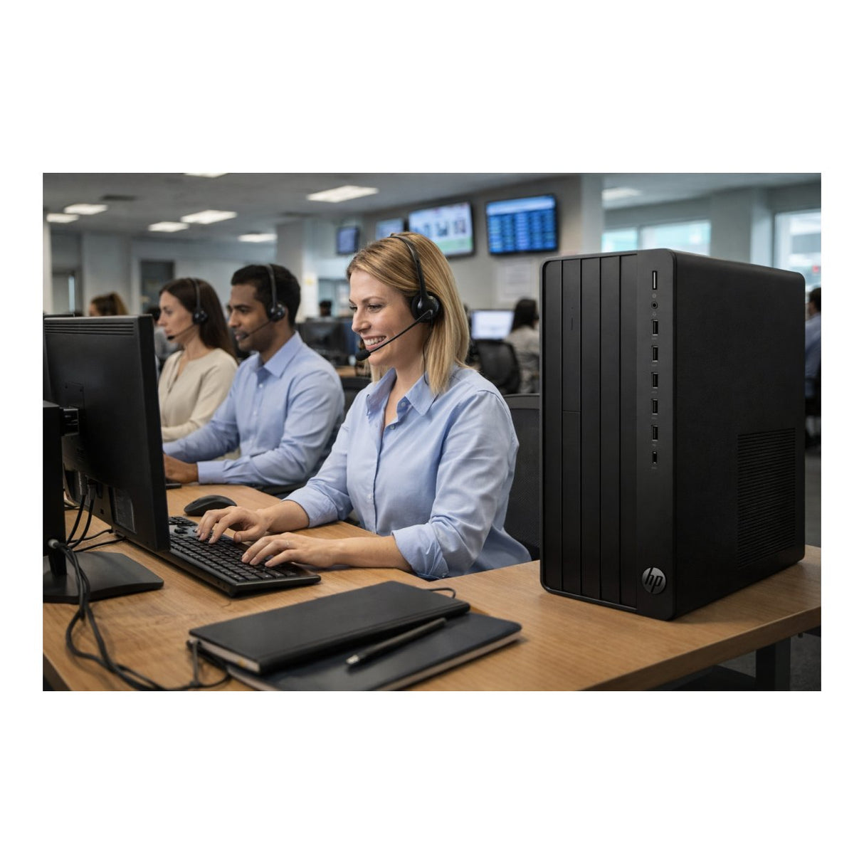 HP Pro Tower 290 G9 Desktop PC - Intel Core i3-14100 512GB SSD 8GB RAM Win 11 Pro