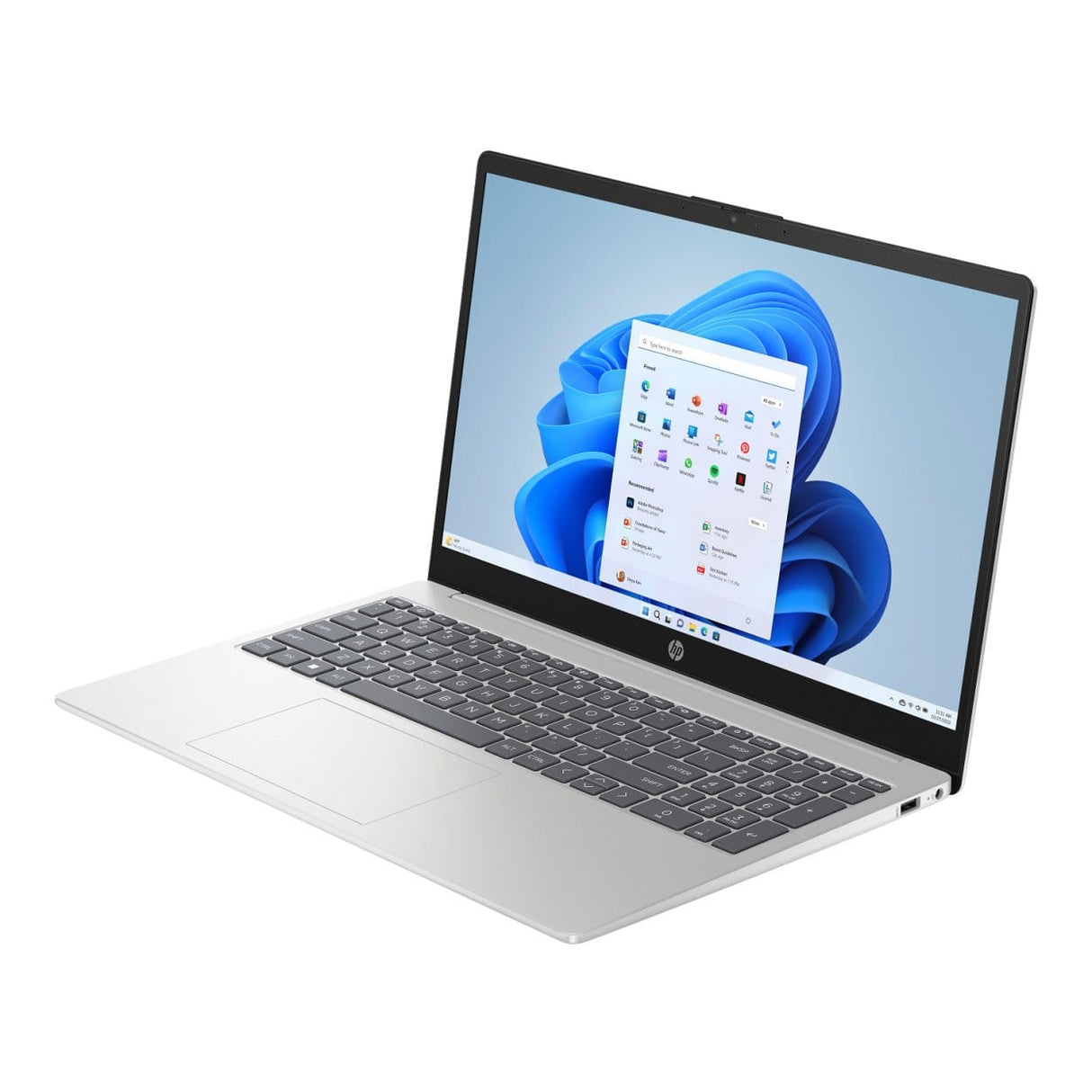 HP 15-fd2015ni 15.6-inch FHD AI Laptop - Intel Core Ultra 7 255U 512GB SSD 16GB RAM Win 11 Home Natural Silver