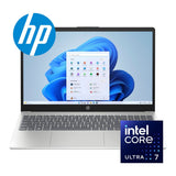HP 15-fd2015ni 15.6-inch FHD AI Laptop - Intel Core Ultra 7 255U 512GB SSD 16GB RAM Win 11 Home Natural Silver