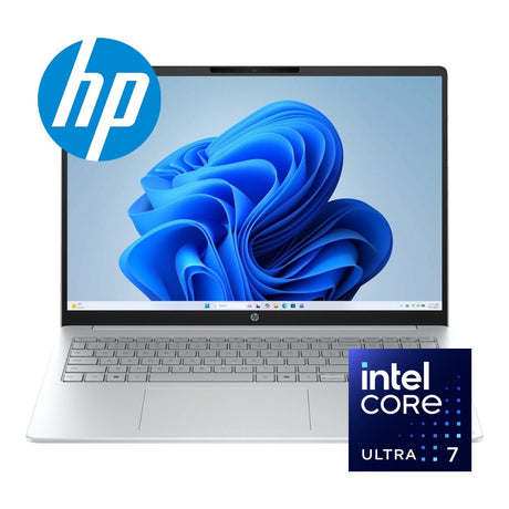 HP OmniBook 3 16-bu0000ni 16-inch 2K AI Laptop - Intel Core Ultra 7 255U 512GB SSD 16GB RAM Win 11 Home Glacier Silver
