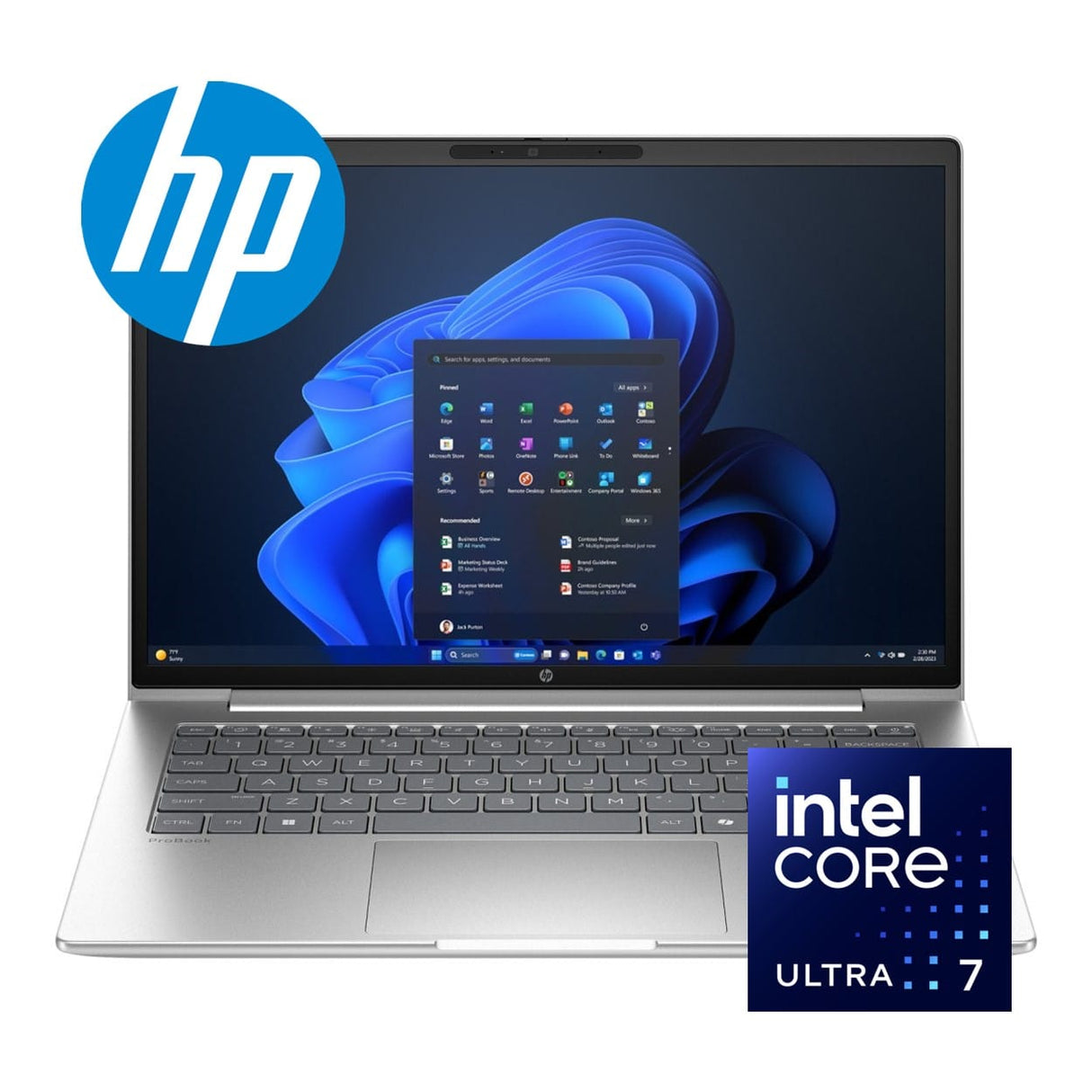 HP ProBook 4 G1i 14-inch WUXGA AI Laptop - Intel Core Ultra 7 255U 1TB SSD 16GB RAM LTE Win 11 Pro