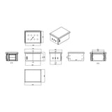 LinkQnet 6U 600x450mm Wallmount Outdoor Cabinet DA65-6406