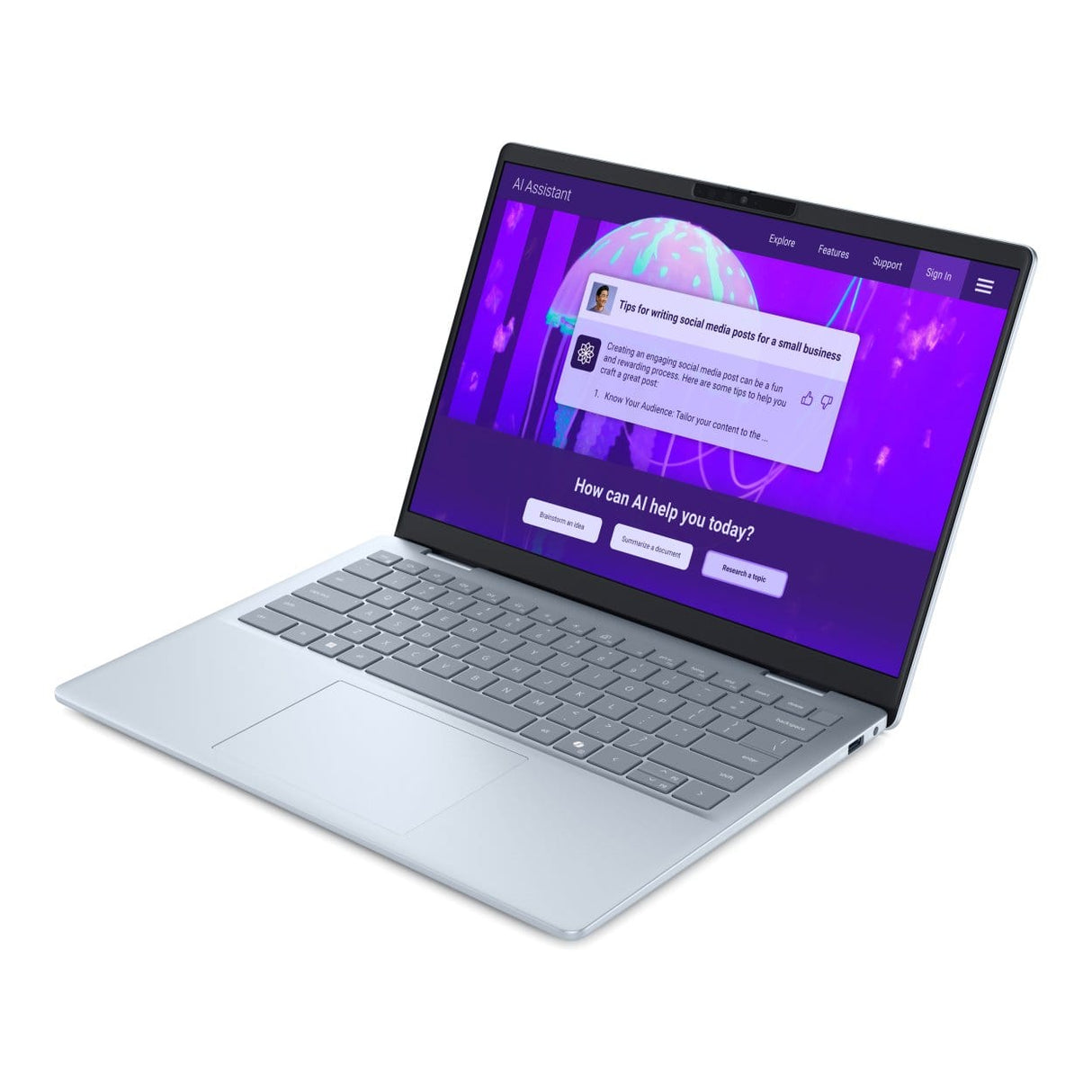 Dell 14 Plus 14-inch 2.5K AI Laptop - Intel Core Ultra 7 256V 1TB SSD 16GB RAM Win 11 Home