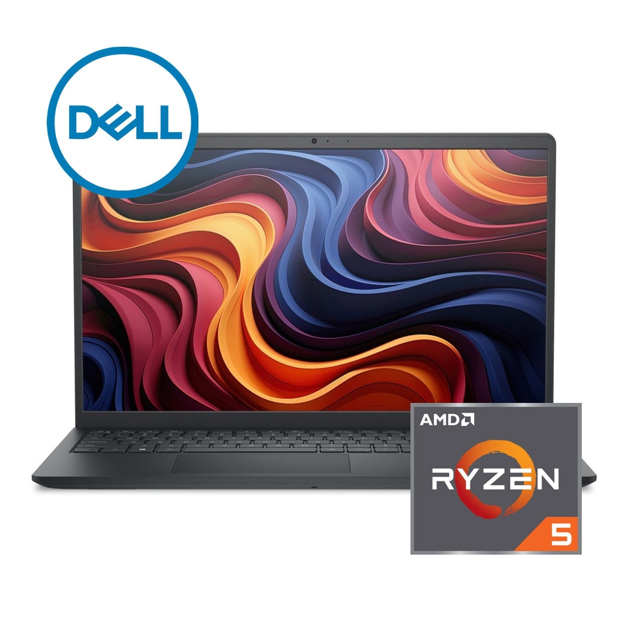Dell 15 15.6-inch FHD Laptop - AMD Ryzen 5 7530U 512GB SSD 16GB