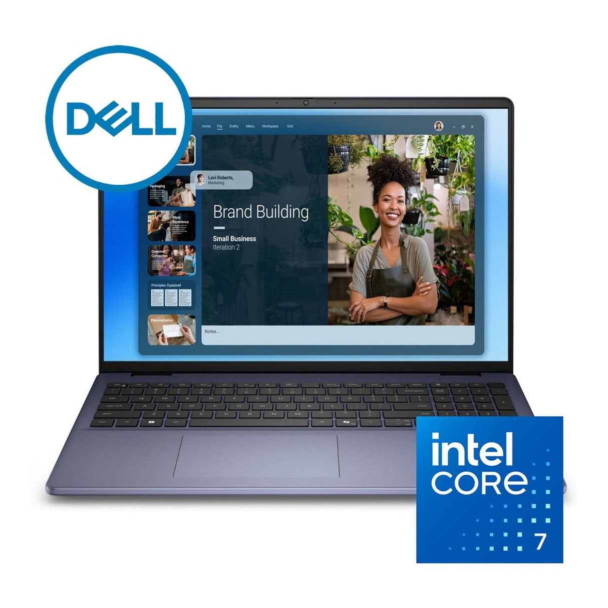 Dell 16 16-inch FHD+ Laptop - Intel Core 7 150U 512GB SSD 16GB RAM Win 11 Home