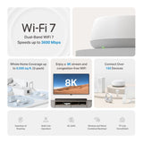 TP-Link Deco BE22 BE3600 Whole Home Mesh Wi-Fi 7 System
