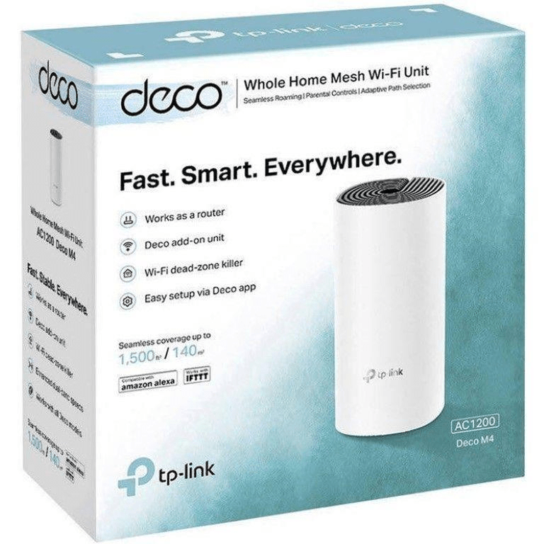 TP-Link Deco M4(1-pack) AC1200 Whole Home Mesh Wireless System